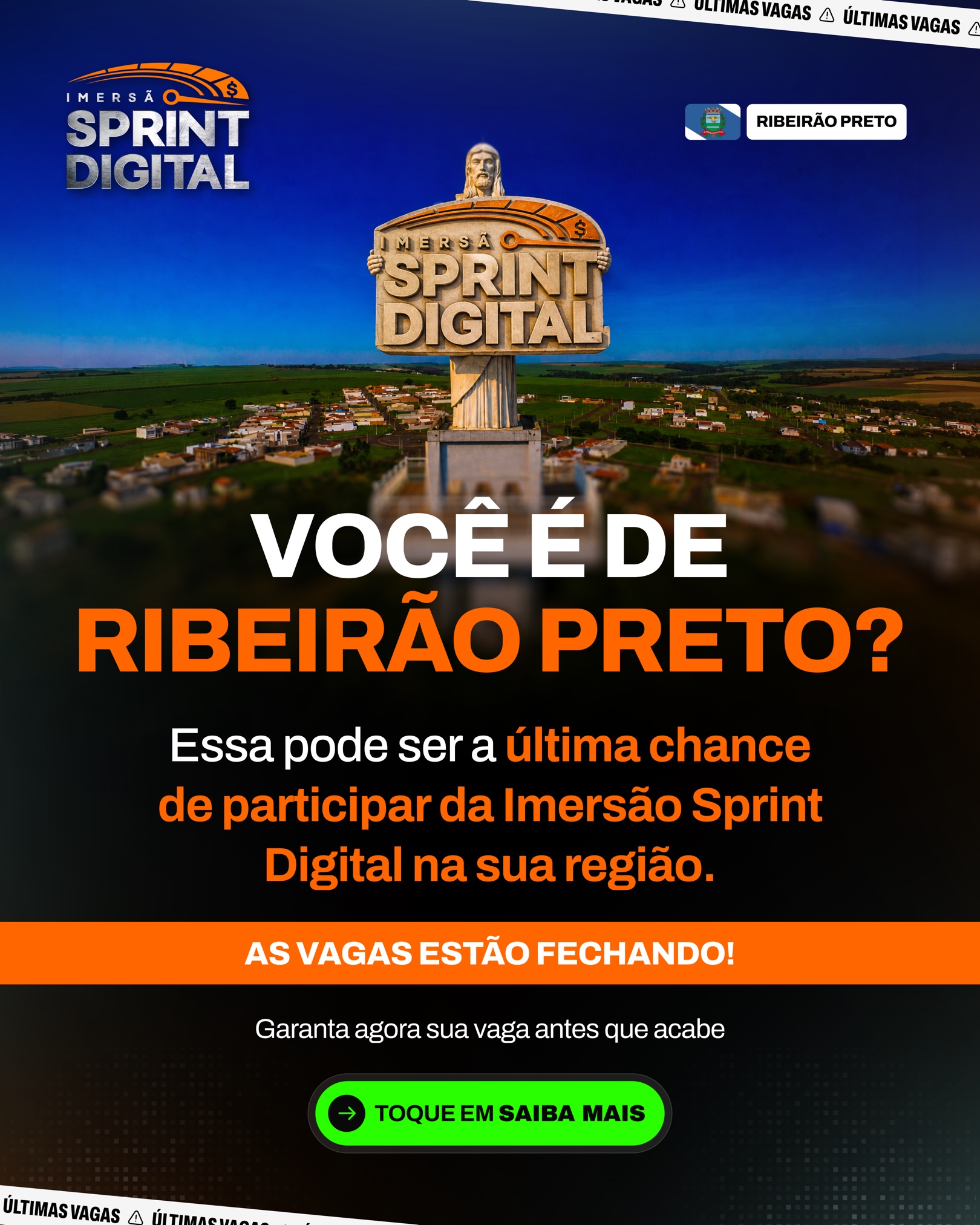 Você é de Ribeirão Preto — opção A, cidade